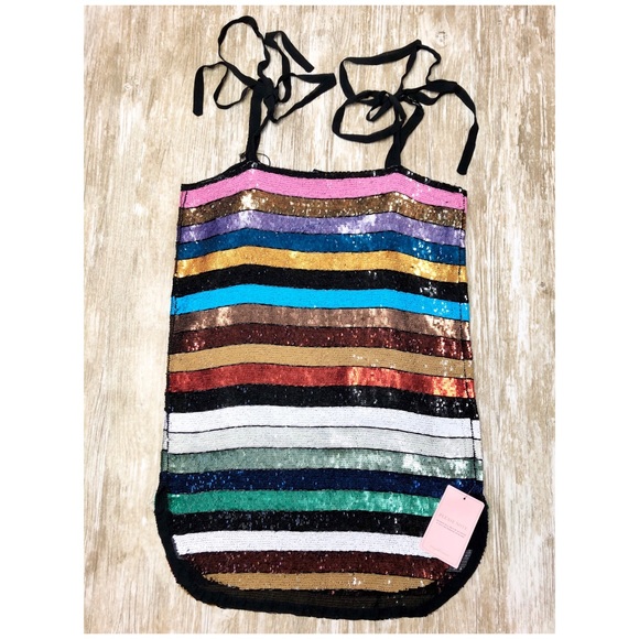 ATTICO Sabrina Sequin Dress Multi Rainbow Mini NWT - Picture 5 of 15